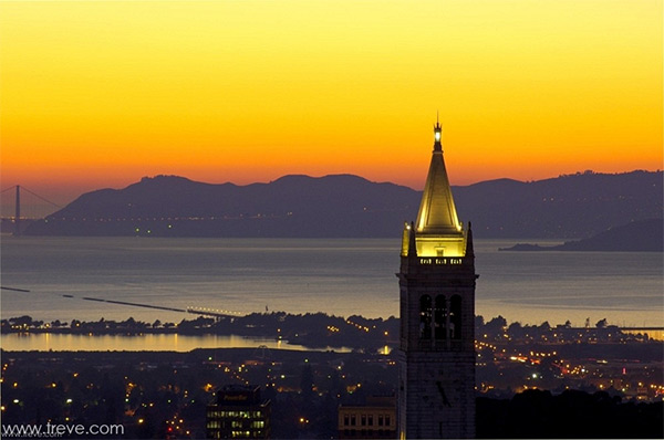 Treve Johnson, Architectural Photographer - Berkeley, Campanile, Dusk, University