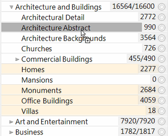 Recently assigned tags