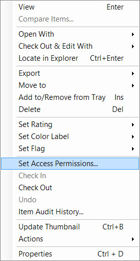 Set Access Permissions