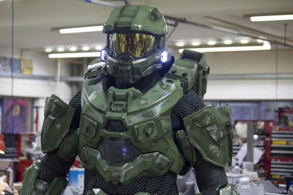 Another costume for the launch of Microsoft’s HALO 4