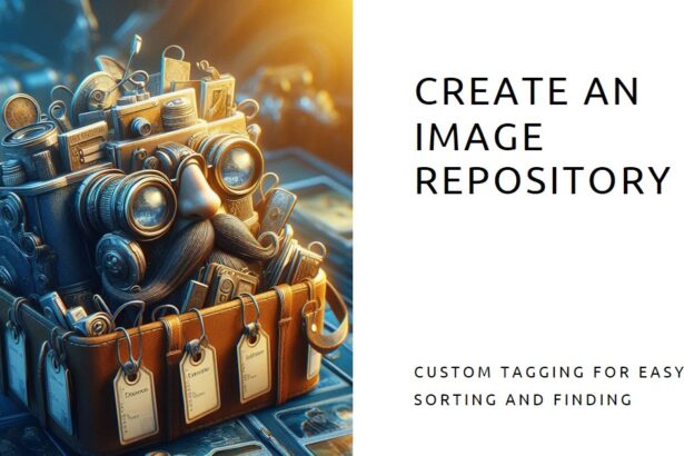 Image Repository with Custom Tagging for Easy Sorting and Finding