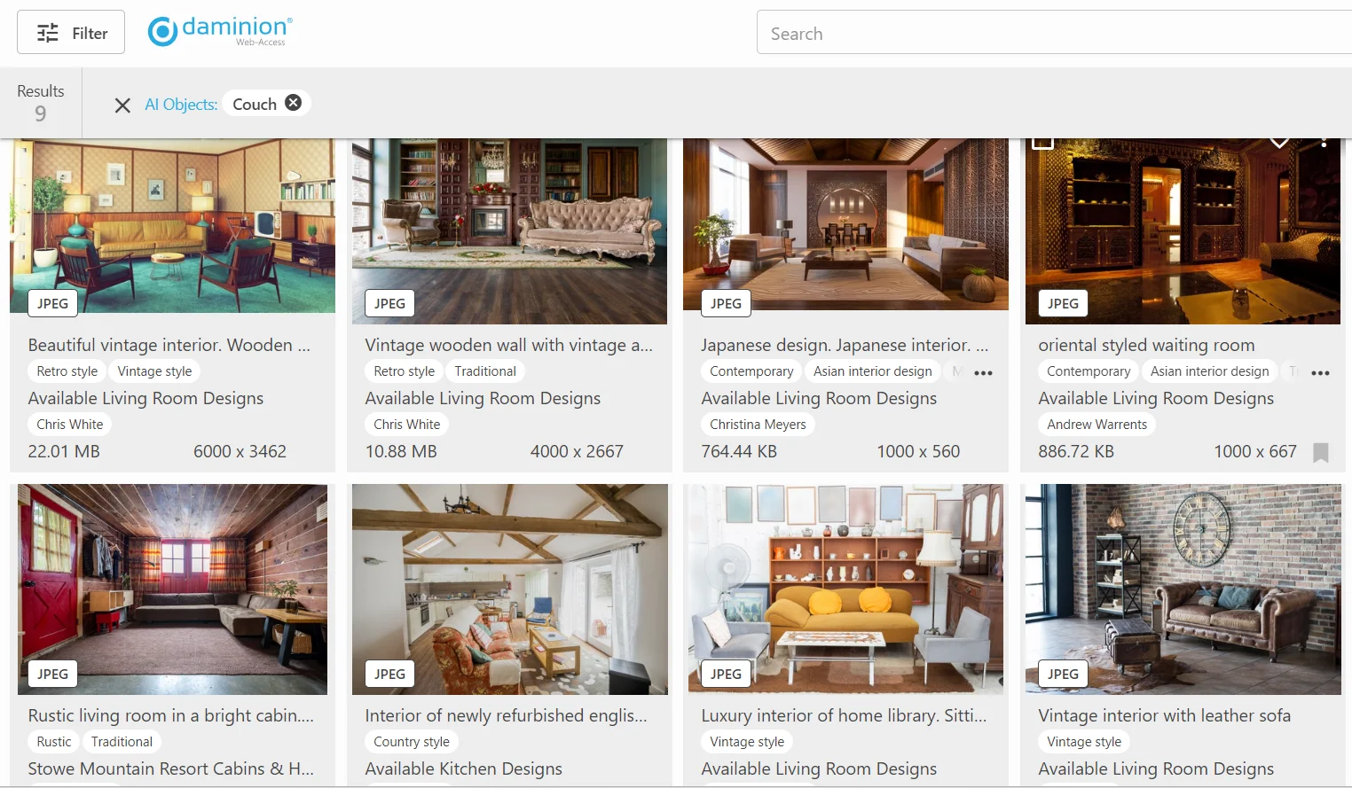 AI Objects: Couch