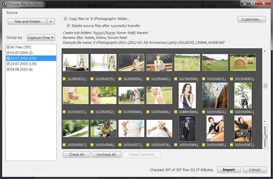 Daminion Camera Importer