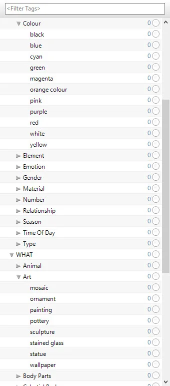 Distributed taxonomy. Many to many tags.