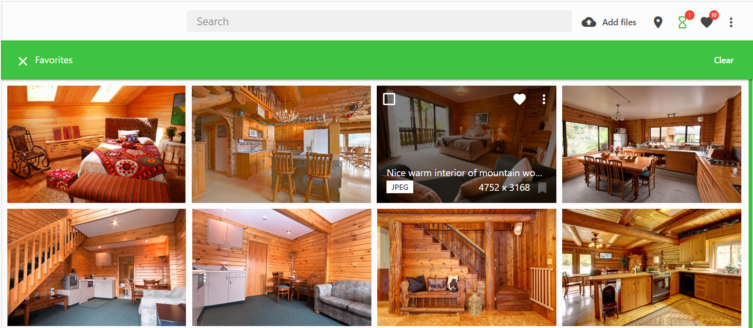 Lightbox in the web client