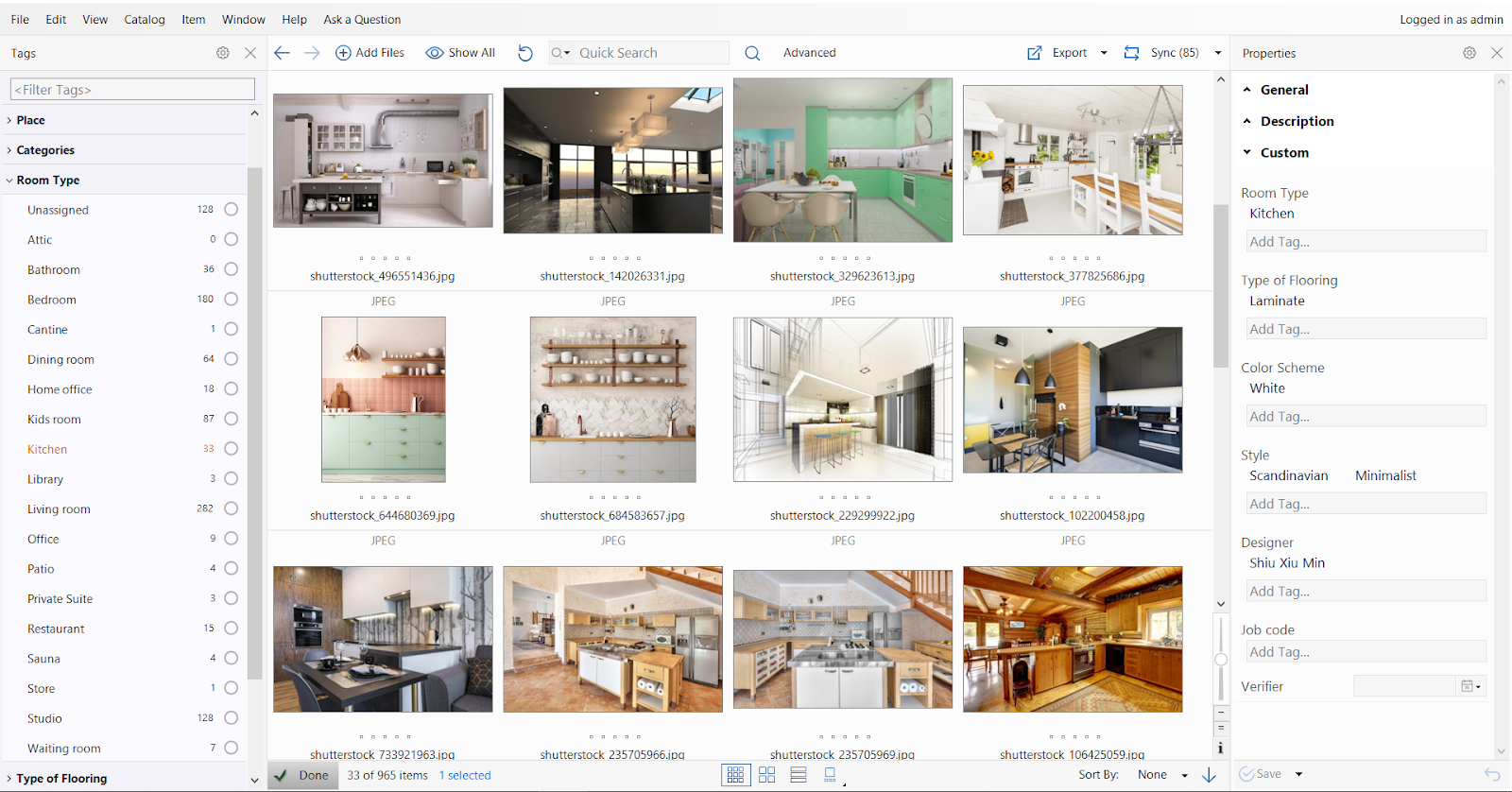 Brand new interface for Daminion 7.0 desktop client