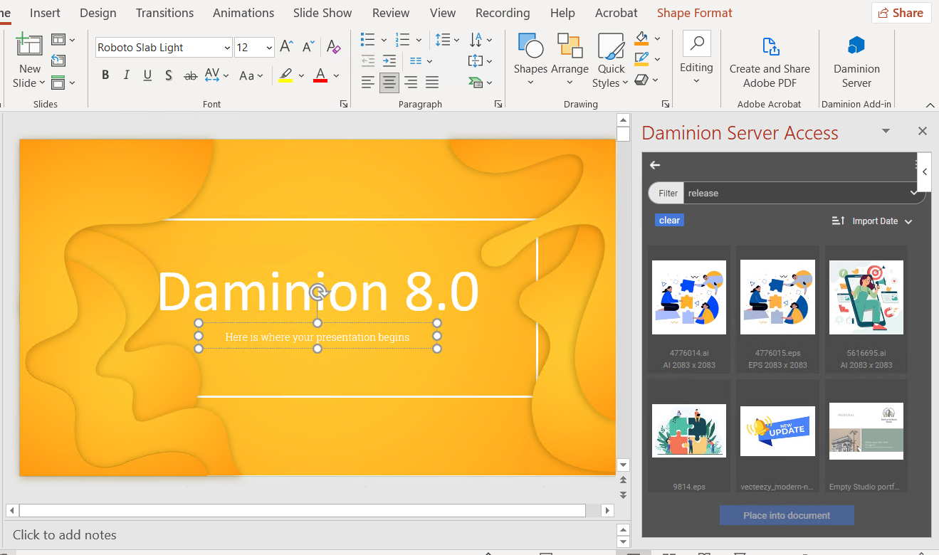 Daminion Connector for Microsoft Office