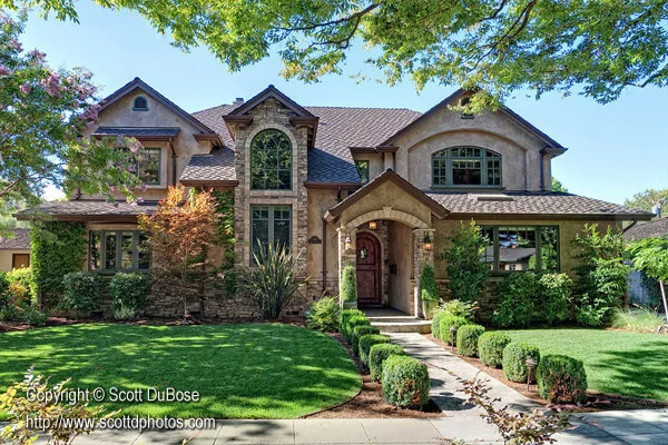 Scott DuBose photographing a luxury residential interior with professional lighting setup