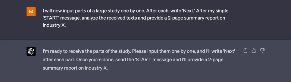 Daminion Blog. How ChatGPT can split large texts