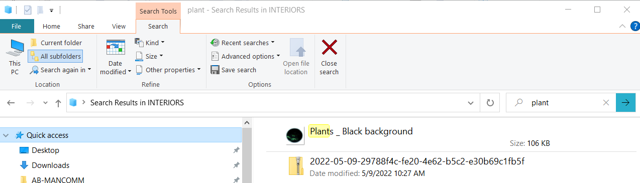 pc_search_interiors_plant. file organize
