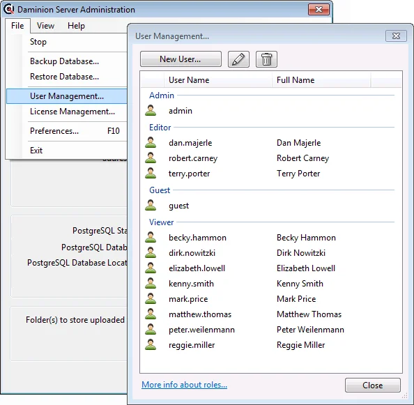 User management: Restrict an access to your digital content by Roles