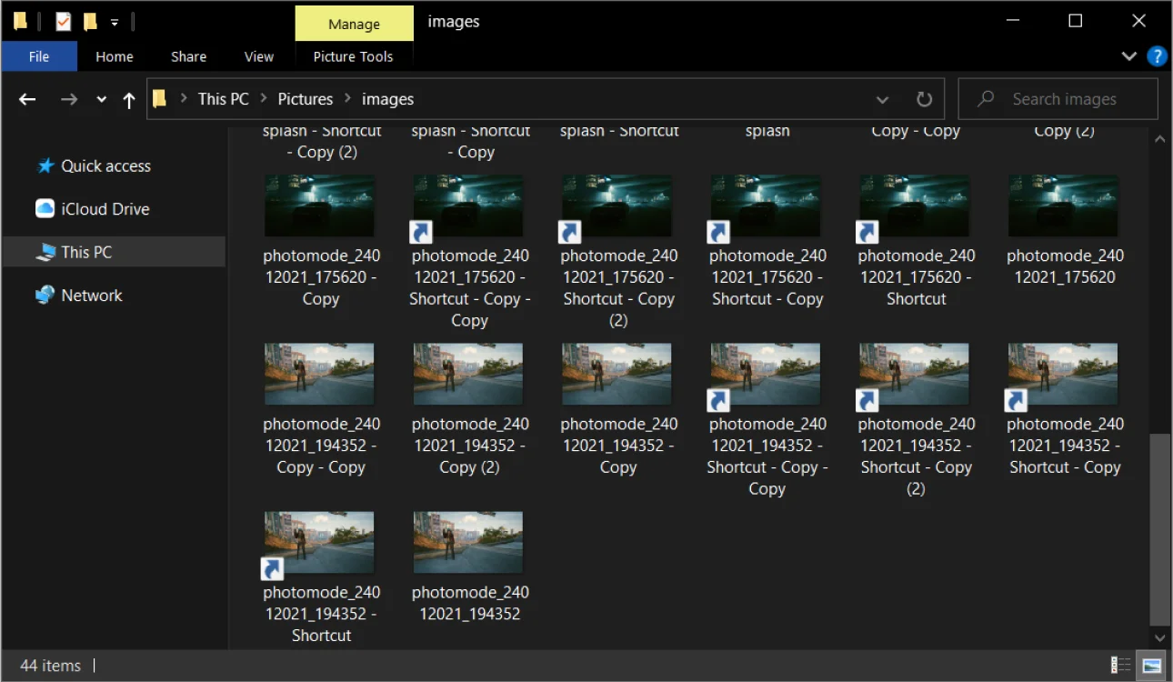 duplicates in file server