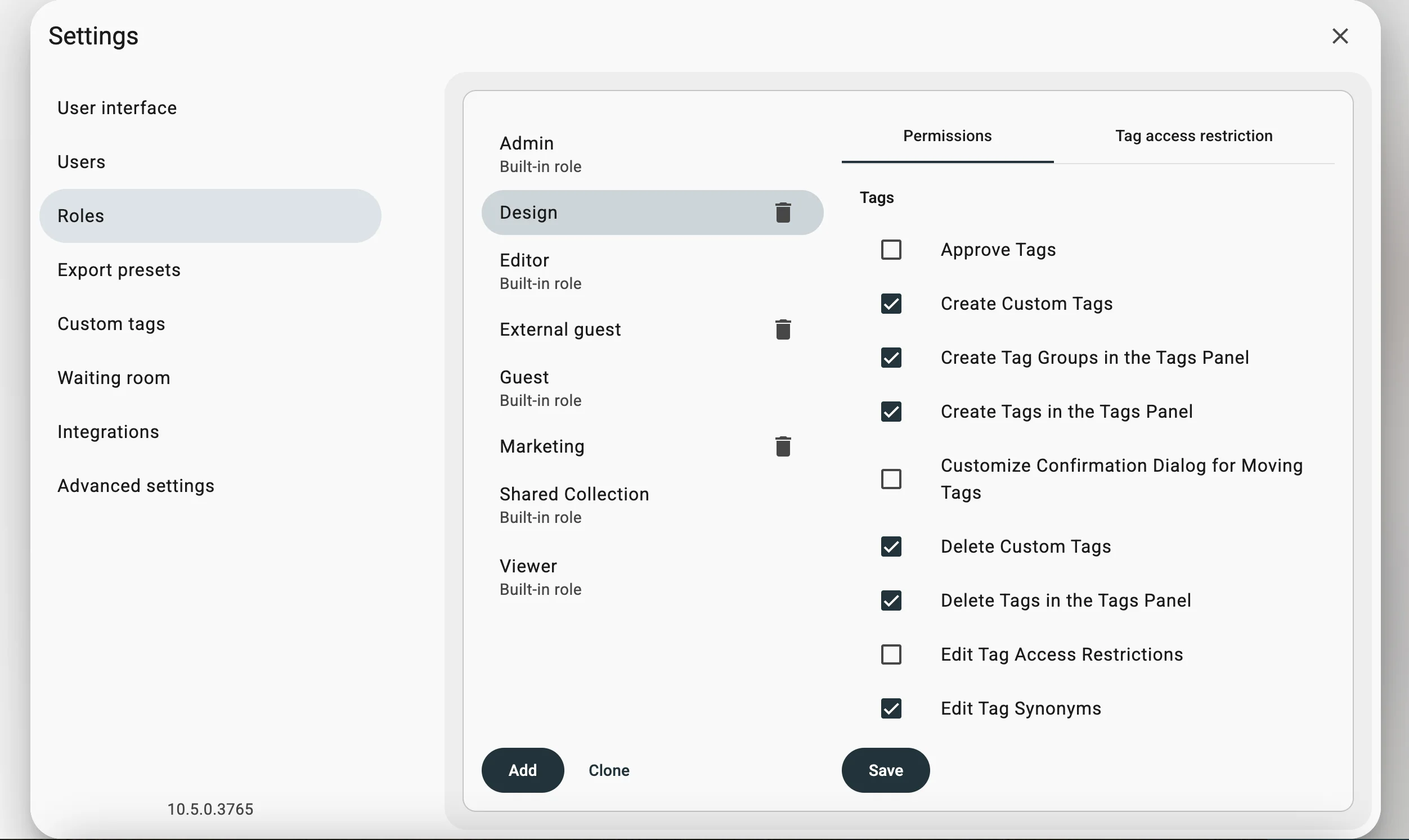 Daminion Web-Access catalogue view
