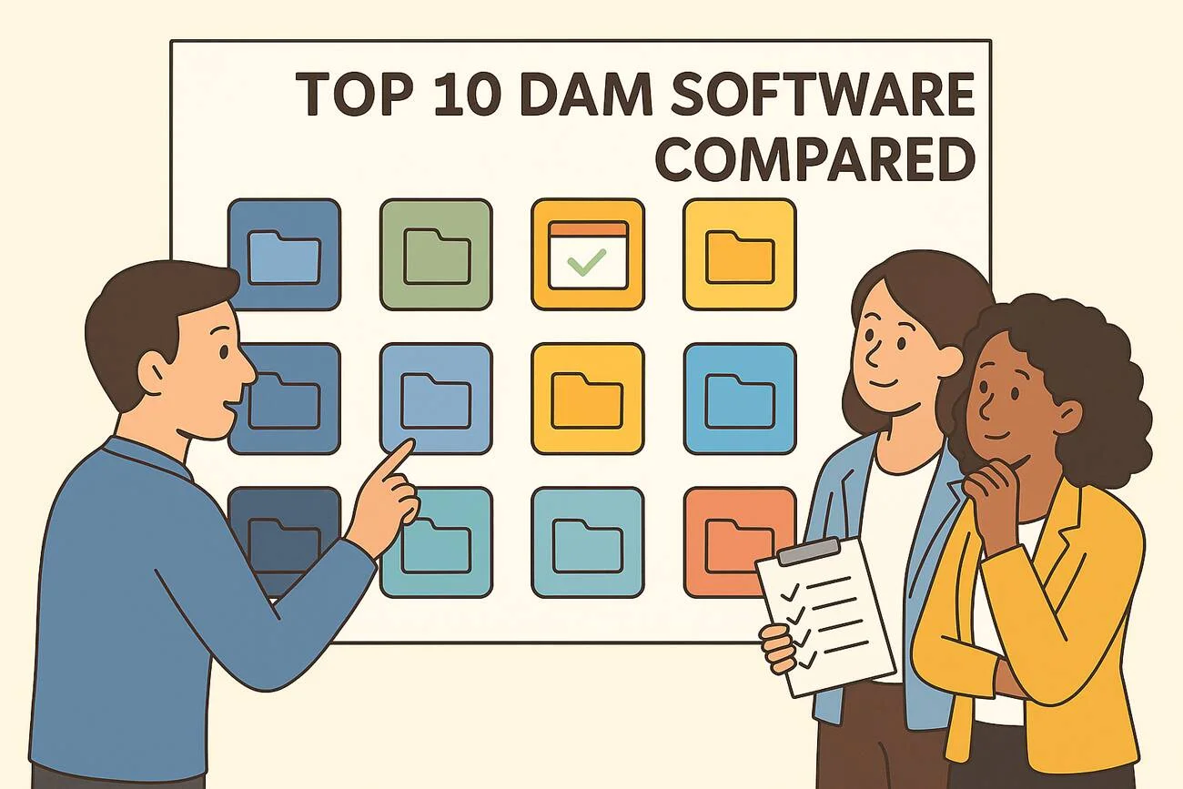 Comparison of ten digital asset management systems